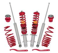 maXpeedingrods Coilovers Lowering Suspension Kits for VW for Golf MK4/ for Seat Leon 1M1/ for VW New Beetle 9C1, 1C1 (Red)