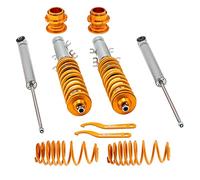 maXpeedingrods Coilovers Lowering Suspension Kits for VW for Golf4/for Seat Leon 1M1/ for VW New Beetle 9C1, 1C1 (Golden)