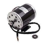 maXpeedingrods Electric DC Motor Brushed Scooter with Bracket for Go Kart DIY Scooter E Bike 500W 24V