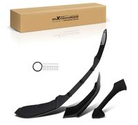 maXpeedingrods Front Bumper Lip & Splitter for BMW 1 Series F20 F21 LCI M Sport 2015-2019 ABS M Performance Style Front Lip Diffuser Style Body Kit Gloss Black Canard Protectors Modified Car Accessory