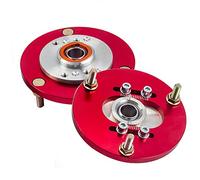 maXpeedingrods Front Camber Plates Coilovers for BMW E36 1991-1998 316i 318i 323i Top Mounts Red