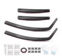 maXpeedingrods Front & Rear Wind Deflectors for Vauxhall Corsa D E 5-Door Hatchback 2006-2019 Set, Rain Guards Rain Guard Set Acrylic Window Visors