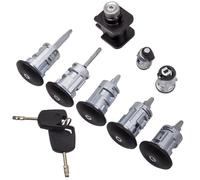 maXpeedingrods Full Lock Set for Ford Transit Connect 2002-2007 Complete Door Lock Kit with Ignition Barrel Fuel Cap Lock Bonnet Lock Keys 4425134
