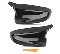 maXpeedingrods Mirror Cover Protector for BMW X5 E70 X6 E71 2007-2013 Car Wing Mirror Housing Caps 51162182697 51162182698 Gloss Black ABS Rear View Wind Door Side Mirror Case Not for M Models