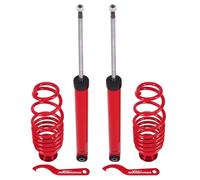 maXpeedingrods Rear Coilover Suspension Lowering Kit, Height Adjustable Shock Absorber for VW GOLF IV 1J1 NEW BEETLE 9C1, 1C1), for SEAT LEON