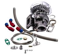 maXpeedingrods T3 Turbo Turbocharger + Oil Drain Return FEED Line Kit