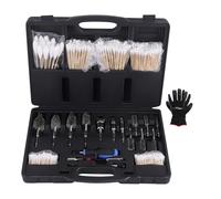 maXpeedingrods Universal Diesel Injector Seat & Shaft Brush Cleaning Tool Kit, Injection Nozzle Seal Port Cleaner Brush Tool Set for Light/Medium/Heavy Duty Trucks Vehicles