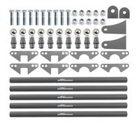 maXpeedingrods Weld On Parallel 4 Link Suspension Kit Hot Rod Rat Truck 5 Bars Universal with 24" bars