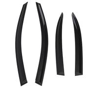 maXpeedingrods Wind Deflectors Window Visors for Mercedes C-Class 2014-2022, Front Rear Side Rain Guards for Wind Rain Sun Protection Outside Mount Black Tinted 4Pcs