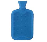 MAXPERKX 0.5L Natural Rubber Hot Water Bottle Winter Heat Therapy Pain Relief Warmer Comfort Relaxtion Reusable Soothing Cozy Rubber Bottle (Blue)