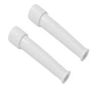MAXPERKX 1/2” Tap Swirl Rubber Nozzle Flexible Fitting Straight Fit Anti-Splash Kitchen or Bathroom Taps White (1)