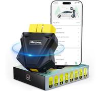 Maxpow OBD2 Scanner Diagnostic Tool - Wireless Bluetooth Car Fault Code Reader for iOS Android, Vehicle Health Check, Engine Inspection 1