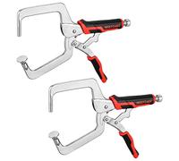 MAXPOWER 12.5-Inch Pocket Hole Clamp, 2 Pack Right Angle Clamp for Woodworking and Pocket Hole Joinery Visit The MAXPOWER Store