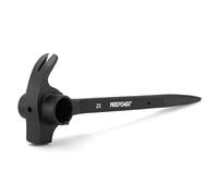 MAXPOWER 19mm x 21mm Ratchet Podger Spanner, Erecting Scaffold Tool Wrench Spanner with Claw Hammer, Crowbar and Nail Puller Function