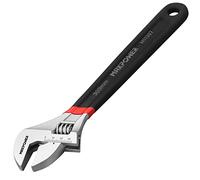 MAXPOWER Adjustable Spanner 300mm, Adjustable Wrench Shifter Spanners with Soft Grip and Dual Scale SAE and Metric