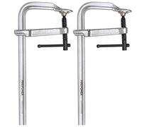 MAXPOWER Metal Welding F-Clamps 2PCs, Heavy Duty 300 x 120mm Depth (12-Inch x 4-3/4-Inch)