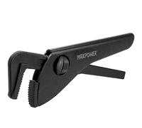 MAXPOWER Pipe Wrench, 220mm/8.7inch Pipe Spanner Plumbers Spanner with MAX Opening Capacity 45mm