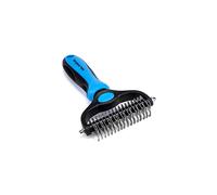 Maxpower Planet Dog Brush - Double Sided Deshedding Dematting Tool - Undercoat Rake Dog, Cat Brush - Dog Brushes Shedding Hair - Dog Grooming Brush