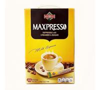 Maxpresso Korean Instant Coffee Mix 3 in 1 - Single Serve Sticks 100 Packs With Premium Cream & Sugar Mix Hot Or Ice Cream Coffee Rich Flavor