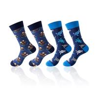 MAXQUU 1 Pair Of Otter Socks And 1 Pair Of Turtle Socks, Cute Cartoon Socks, Fun Socks, Creative Gifts.