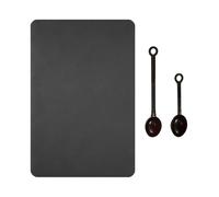 MAXQUU 1 Piece Coffee Maker Absorbent Pad And 2 Piece Plastic Measuring Spoons, Tableware Drying Pads, Anti-Slip Placemats, Home Accessories.