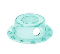MAXQUU 1 Piece Green Silicone Bathtub Plug, Foldable Drain Cover, Water Saving Cover, Round PVC Bathtub Plug