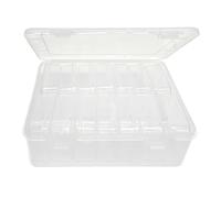 MAXQUU 1 Piece Large Storage Box with 14 Small Boxes, Transparent Storage Box with Lid, Jewelry Sorting Box, Large Capacity Compartment Organizer, Jewelry Storage Box, Small Objects Storage