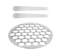 MAXQUU 1 Piece Of Creative Dumpling Mold And 2 Piece Digging Spoons, Simple Dumpling Mold, Stainless Steel Mixing Spoon, Kitchen Utensils, Cooking Accessories.