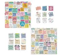 MAXQUU 100 Inspirational Stickers, Creative And Fun Stickers, Waterproof Decorative Stickers, Suitable For Water Bottles, Notebooks, Hand Accounts, And Diaries.