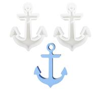 MAXQUU 2 Pieces Anchor Mold, Creative Silicone Mold, Diy Handmade Tool, Suitable For Making Gypsum Ornaments, Aromatherapy, Candles.