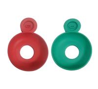 MAXQUU 2 Pieces Ice Cream Leakproof Bracket, Children'S Anti-Dirty Hand Ice Cream Bracket, Reusable, Soft And Durable, Creative Protection Rack.