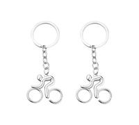 MAXQUU 2 Pieces Of Bicycle Keychain, Creative Keychain, Sports Themed Pendant, Sports Event Souvenir.