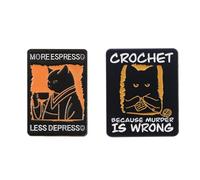 MAXQUU 2 Pieces of Cute Black Cat Brooch, Creative Metal Brooch, Brooch Gift, Can Decorate Backpack, Clothes, Hat.