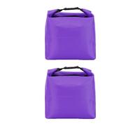 MAXQUU 2 Pieces Of Purple Insulation Bag, Waterproof Lunch Box Storage Bag, Portable Lunch Box Bag, Suitable For Work, School, And Picnic.