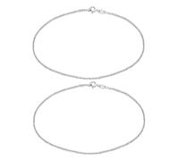 MAXQUU 2 Pieces Of Silver Necklaces, Jewelry Accessories, Sparkling Collarbone Chain, Women's Pendant Necklace, Simple Women's Necklace, Suitable For Wedding Banquets