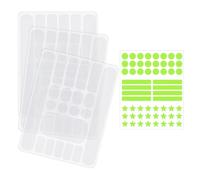 MAXQUU 3 Pieces Of Bicycle Frame Protection Stickers, 1 Piece Of Luminous Stickers, Scratch-Proof Stickers, Scratch-Shielding Stickers, Bicycle Accessories.