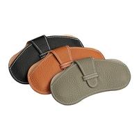 MAXQUU 3 Pieces Pu Leather Glasses Bag, Lightweight Storage Bag, Sunglasses Accessories, Simple Protective Cover.