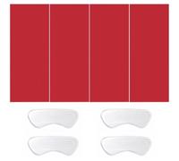 MAXQUU 4 High-Hee Shoe Sole Stickers, 4 Transparent Heel Stickers, Non-Slip Protective Stickers On The Soles, Comfortable Props For Weddings And Banquets, Anti-Wear On The Heels, Thickened Silicone.