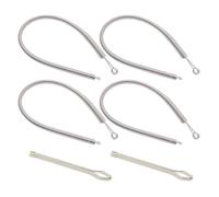 MAXQUU 4-Piece Spring Threader And 2-Piece Belt Threader, Sewing Accessories, Simple Threading Tools, Clothing Pull Rope Replacement Auxiliary Tools.
