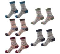MAXQUU Warm and Comfortable Socks, Retro Breathable Warm Socks for woman, Ideal Holiday Gifts