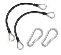 Maxqzin 2PCS 10" Gym Cable Extension Home Gym Extension Cables Replacement Cable Machine Accessories Compatible with Bowflex Home Gym Machine Accessories