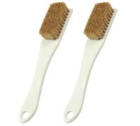 Maxqzin 2Pcs Climbing Brush Rock Climbing Brush Bouldering Brushes with Thick Durable Boar's Hair Bristles Designed for Ultimate Performance on Climbing Wall