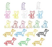Maxqzin 80Pcs Cute Animal Shaped Colored Paperclips, Pretty Paper Clips Colorful Paper Clips Metal Paperclips for Office School Document Organizing and Personal Use