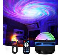 MAXROCK Galaxy Projector,Black Hole Projector with Remote Control for Adults Bedroom Decoration, Party, Nebula Lamp Night Light for Kid Gifts