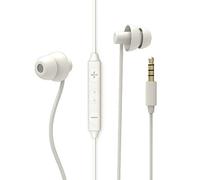 MAXROCK Sleep Earbuds, Ultra-Soft Comfortable Noise Isolating Earplugs Workout Headphones in-Ear Earphones w/Mic & Volume Control - Perfect for Side Sleeper Air Travel, Meditation & Insomnia(White)