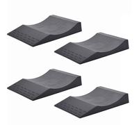 MAXSA 37353 Park Right Tire Saver Ramps for Flat Spot Flat Tire Prevention and Vehicle Storage for Vehicles up to 10 Tons, Black, Set of 4