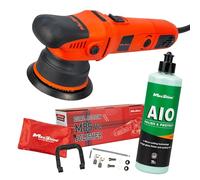 Maxshine 2 Pieces M8S V2 Dual Action Polisher and 16oz AIO Polish Car Detailing Kit - 1000W, 8mm Offset, 5" Dish, 5/16"-24 Thread - Powerful Detailing Tool