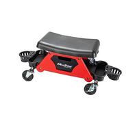 Maxshine Creeper II 2-in-1 Modular Detailing Creeper Seat | Rolling Creeper with Removable Cushion & Tool Tray | Heavy-Duty Polyethylene & Steel Frame, 4” Wheels | Complete Set (Black)