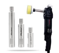 Maxshine Detailing Stainless Steel Rotary Extension Shaft Set, 3Piece 2in, 3in, 5in