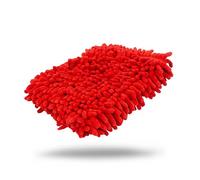Maxshine Professional Detailing Microfiber Wash Pad - Chenille, Red - High-Efficiency Wash Mitt for Car, SUV, Truck, Boat, RV Washing - Auto Detailing Accessories